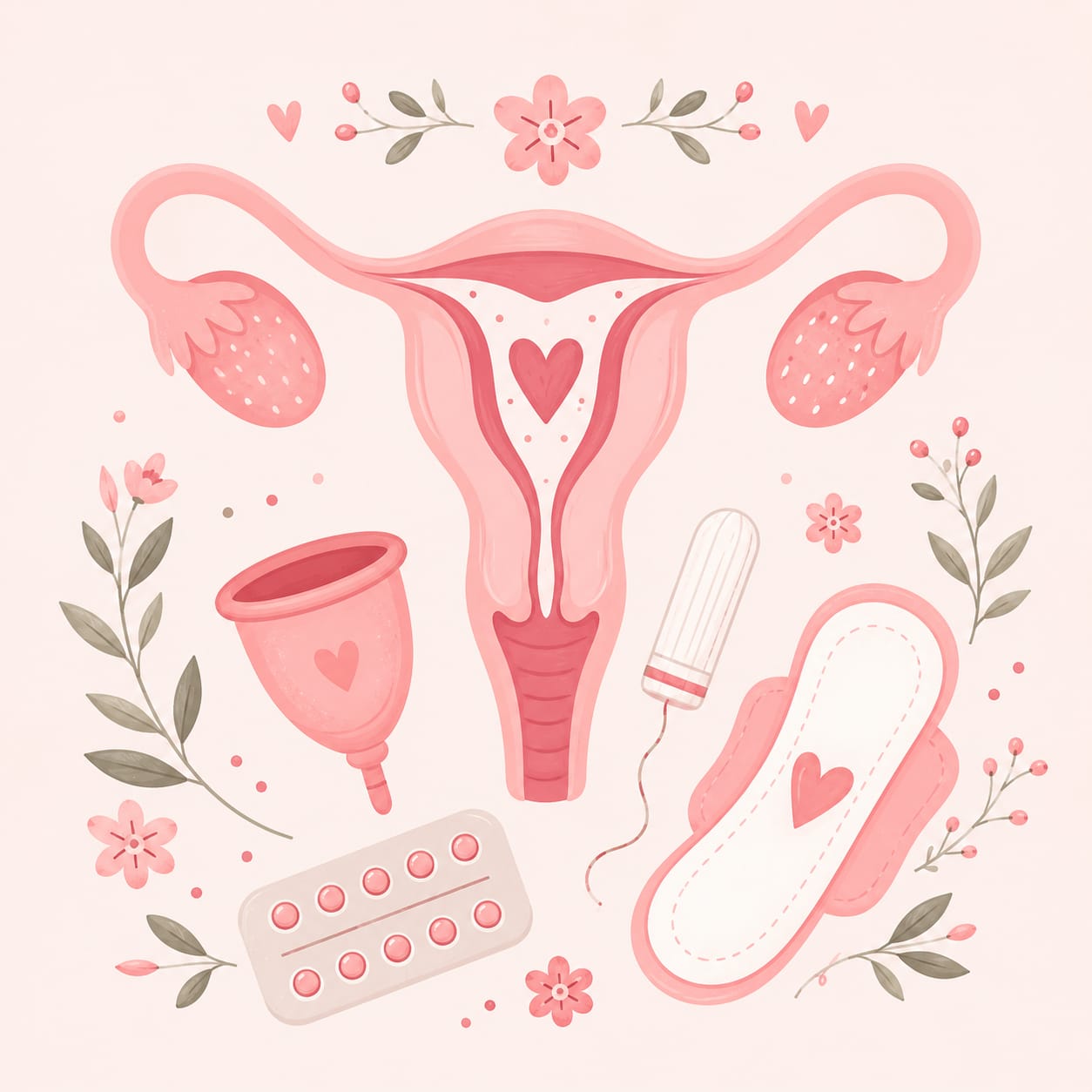 Ilustración complementaria salud femenina